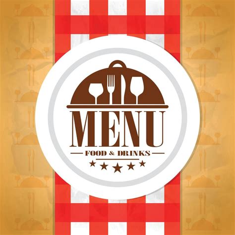 Restaurant menu design. Food and drinks menu. Texture on paper background 12524359 Vector Art at ...