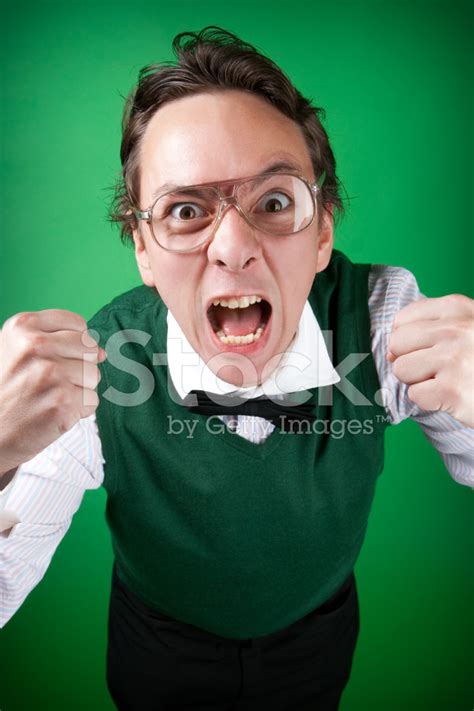 Very Angry Nerd Stock Photo | Royalty-Free | FreeImages