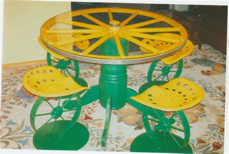 Rustic Wagon Wheel Table
