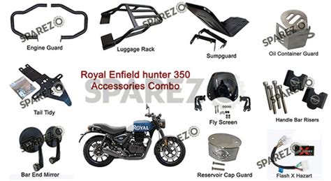 Royal Enfield Hunter 350 Accessory 10 Pcs Combo