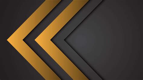 Download Arrow Pointing Left Gold And Black Background | Wallpapers.com