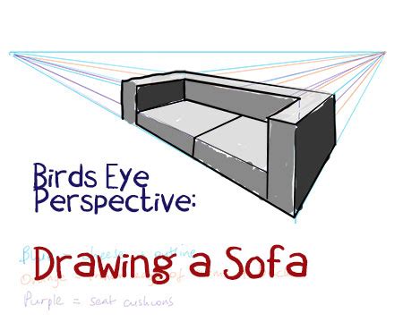 How To Draw A Couch In One Point Perspective - Calendarinternal21