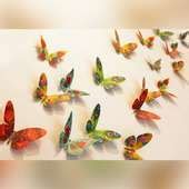 Send Colourful Floral Paper Butterflies Gift Online, Rs.495 | FlowerAura