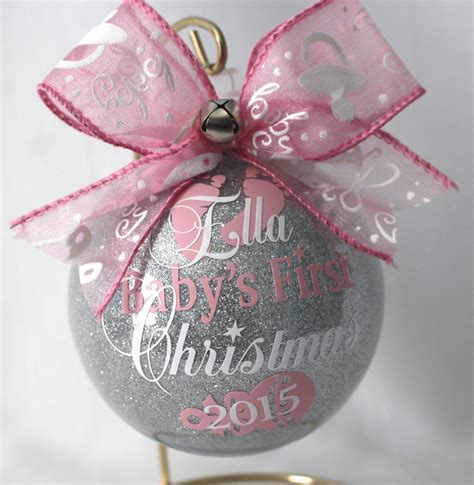 Baby's First Christmas Ornament personalized New baby