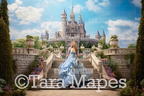 Cinderella Stairs Digital Background - Castle Staircase Digital ...