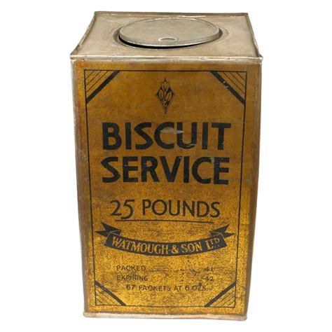 British / Canadian : British Service Biscuits Tin 1941