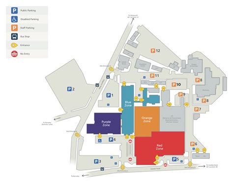 Map of Barnsley Hospital NHS Foundation Trust