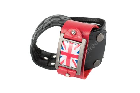 Mens Leather Belt With Britain Flag Fashionable, Apparel, Strip, Object PNG Transparent Image ...