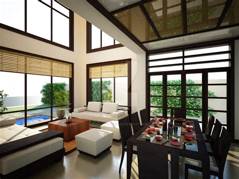 Japanese Inspired Living Room by islawpalitaw on DeviantArt