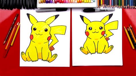 How To Draw Pikachu - Art For Kids Hub