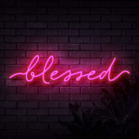 Download Blessed In Neon Lights Wallpaper | Wallpapers.com