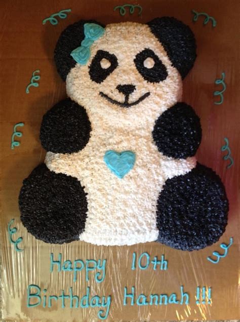 Can someone please make me this for my 18th!? | Panda bear cake, Panda cakes, Cupcake birthday cake