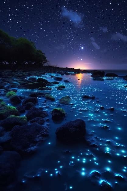 Premium AI Image | A beach full of stars is covered with the stars of ...