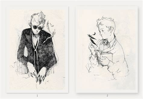 Crowley & Aziraphale Fine Art Prints Open Edition - Etsy