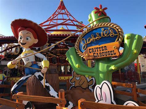 Video: Jessie's Critter Carousel Opens in Pixar Pier at Disney ...