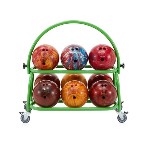 Short Green Bowling Ball Rack - Modernica Props