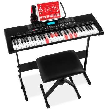 Ashthorpe 61-key Digital Electronic Keyboard Piano With Full-size Light ...