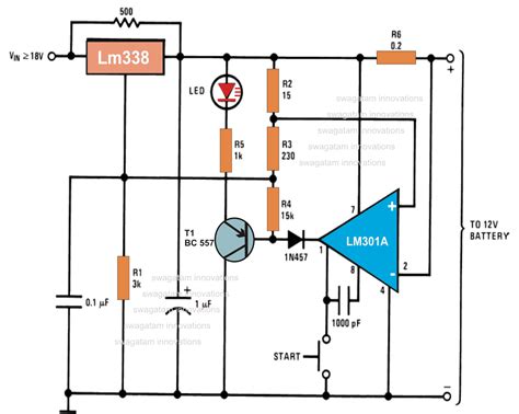 12v Battery Charger Circuit Diagrams