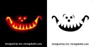 10 Free Simple Printable Halloween Pumpkin Carving Stencils & Templates ...