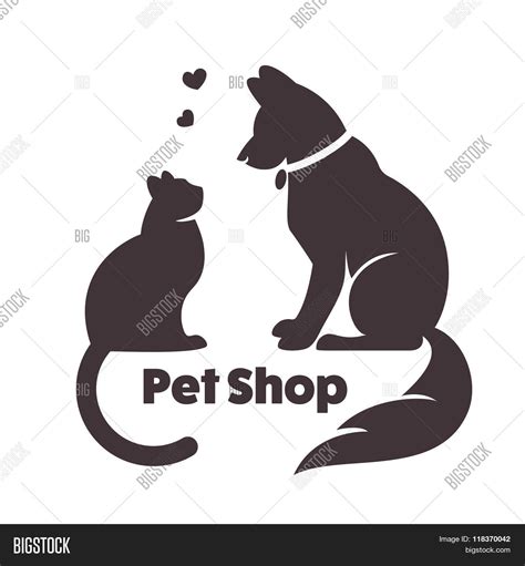 Cat Dog Vector Signs Vector & Photo (Free Trial) | Bigstock