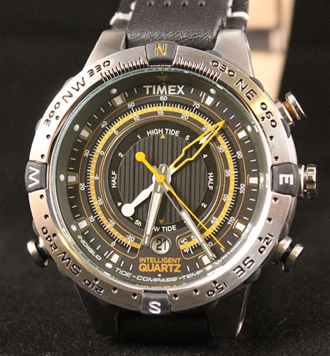 Timex Intelligent Quartz Tide Temp Compass & Perpetual Calendar Watch ...