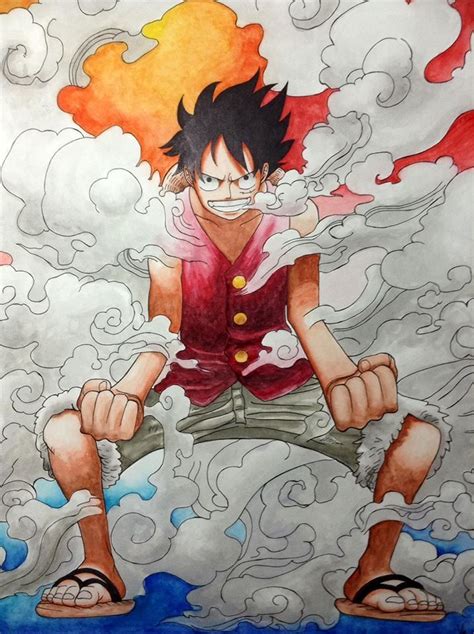 How To Draw Luffy Gear Second at How To Draw