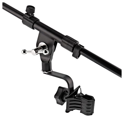 Boom Mic Stand with Adjustable Extension Arm, by Gear4music at Gear4music