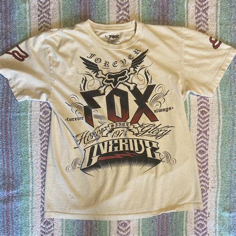 Vintage FOX Motox Tshirt Honor Among Riders Seize... - Depop