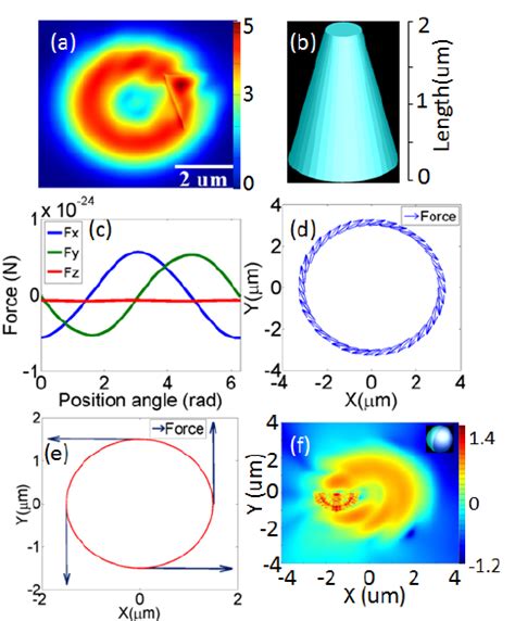 Facets of the FDTD simulation performed with Lumerical. (a) A cone ...