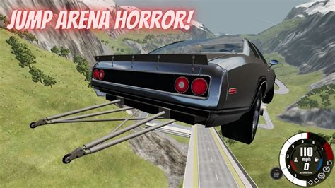 Jump Arena Horror! BeamNG.drive #74 luckyonetwo - YouTube