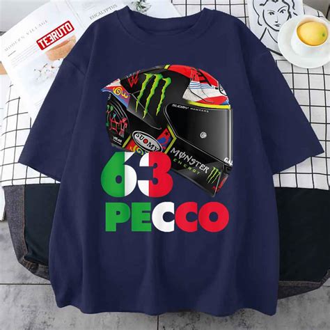 The Iconic Helmet Design Francesco Bagnaia Unisex Sweatshirt - Teeruto