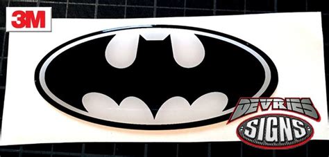 DOMED original Batman Ford emblem overlays 3M™ F-150 Super