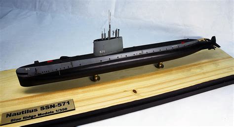 Submarine model kit USS Nautilus SSN-571from Blue Ridge Models | Model ...