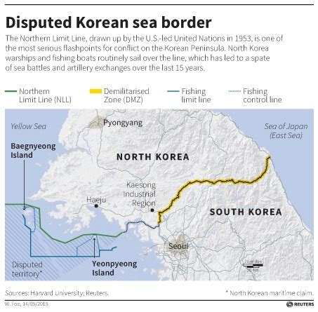 Map North Korea And South Korea Border - Share Map