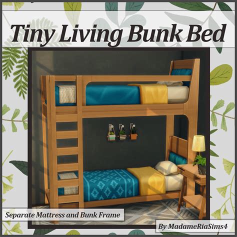 Sims 4 Maxis Match Bunk Beds (All Free) - All Sims CC