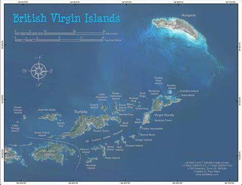 British Virgin Islands map