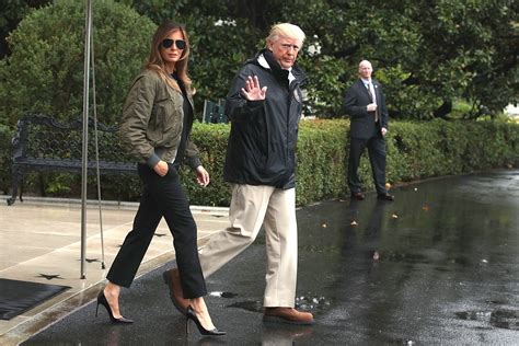 Donald Trump Just Defended Melania Trump's Choice to Wear Stilettos to ...