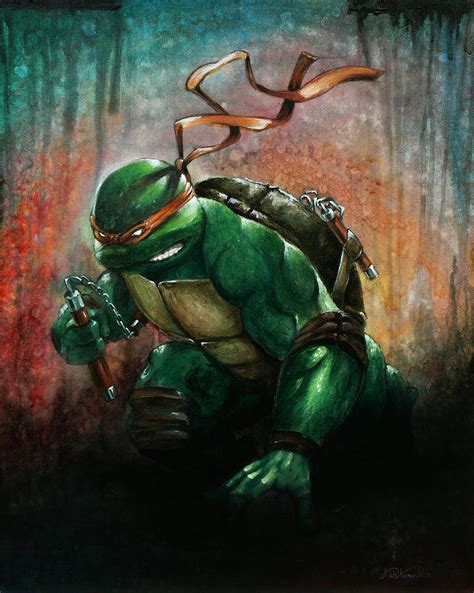 Teenage Mutant Ninja Turtles Painting at PaintingValley.com | Explore collection of Teenage ...