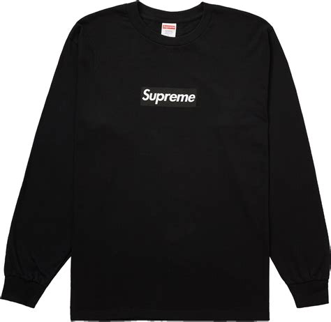 Supreme Box Logo L/S Tee Black - FW20