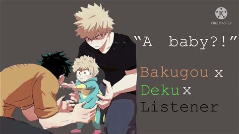 “A baby?!” // Bakugou x Deku x Listener// Requested// My Hero Academia ...