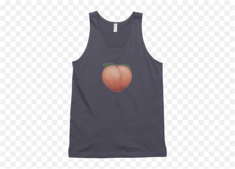 Peach Emoji - Sleeveless Shirt Png,Peach Emoji Transparent - free transparent png images ...