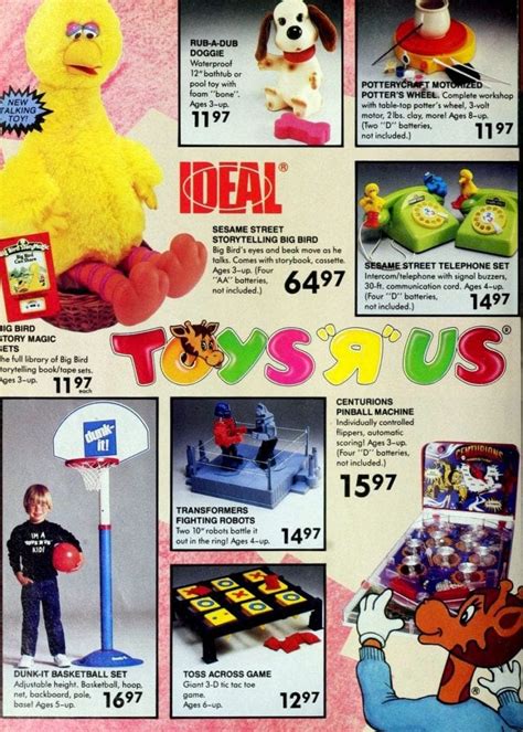 Vintage Toys R Us catalog of Christmas gifts: '80s Out of this World ...