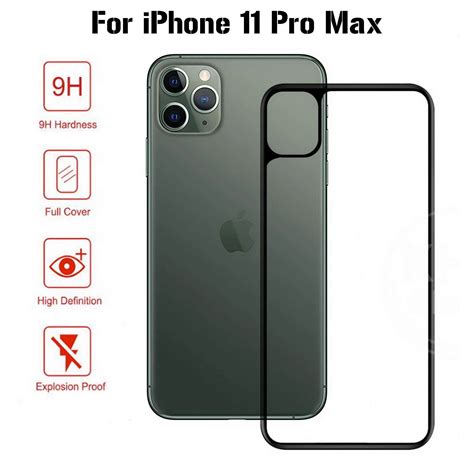 iPhone 11 Pro Max Back Tempered Glass Guard Screen Protector