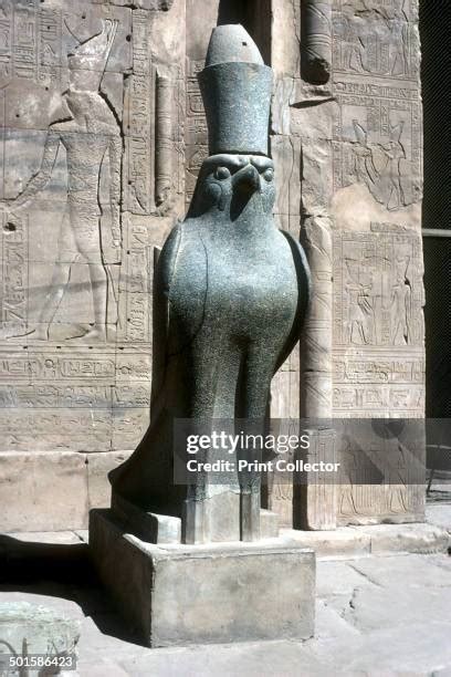 75 Horus Falcon Statue At Temple Of Horus In Edfu Stock Photos, High-Res Pictures, and Images ...