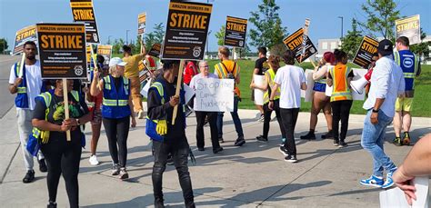 Michigan Amazon Workers Stage Largest Delivery Station Strike Yet ...