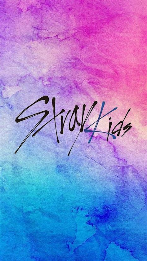 Stray Kids Logo Wallpaper