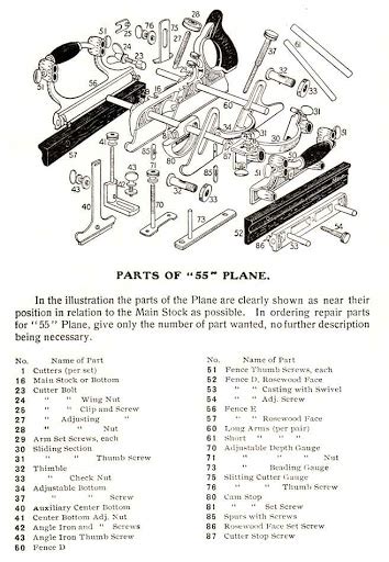 stanley hand plane Parts diagrams - Google Search | Vintage tools, Antique tools, Old tools