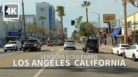 [4K] Driving Ventura Blvd in Los Angeles County - Studio City, Encino, Woodland Hills ...