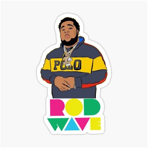 Rod Wave Meme Rod Wave Heart Ice Stickers Redbubble Sticker Vector