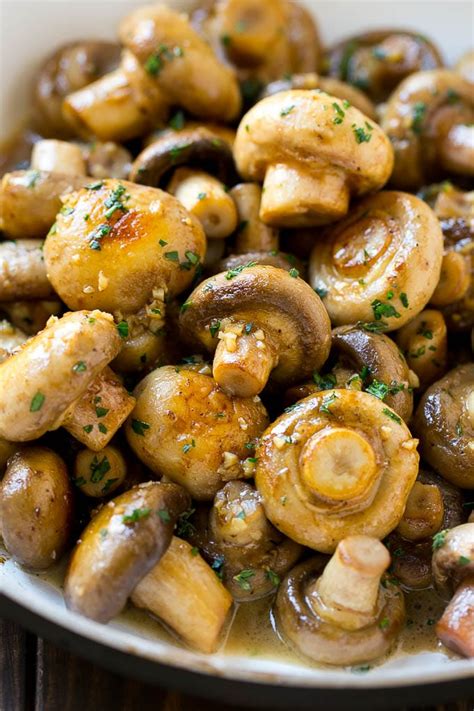 Garlic Mushrooms in Butter Sauce - Dinner at the Zoo